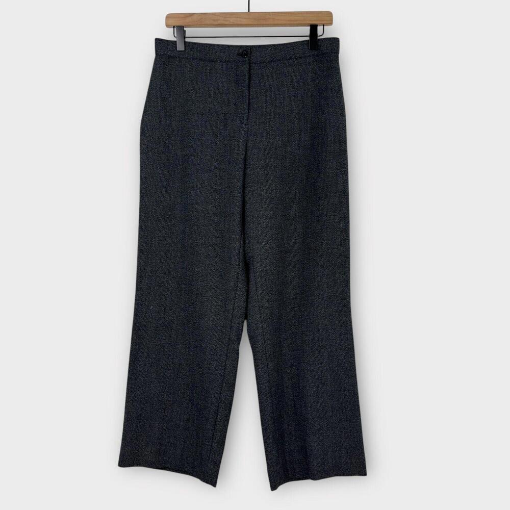 Briggs Women’s Size 8 Dark Gray Heather Straight Leg Business Casual Pants